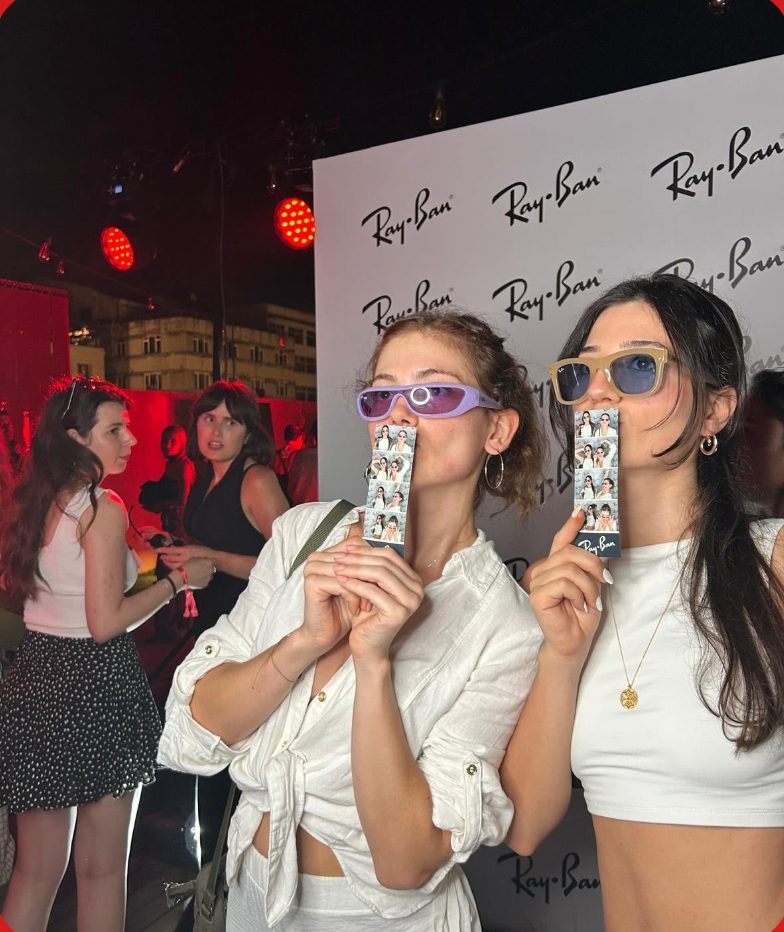 Ray-Ban etkinliğinde Strip Photo